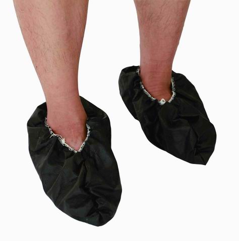 熱い販売の使い捨て非- 不織布プラスチック防護靴は男性用カバー仕入れ・メーカー・工場