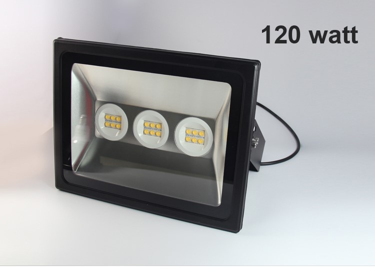 40 ワット 80 ワット 120 ワット調光対応ip66防水洪水light-4年保証サムスン cob led投光器の led洪水 ライト無人仕入れ・メーカー・工場