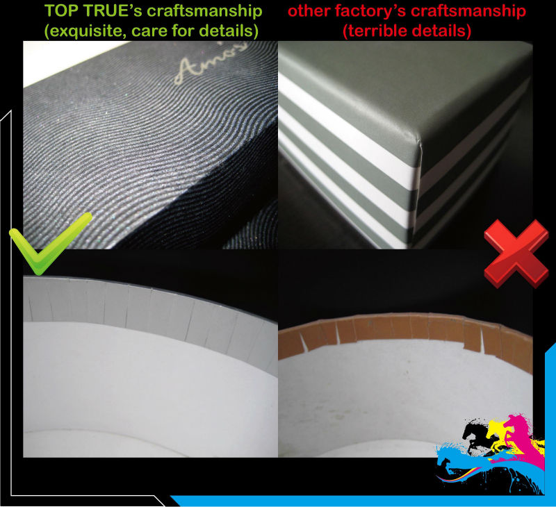 Custom design paper packaging pack Tea tin box