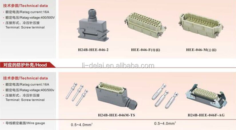 高い評判電気業界ヘビーデューティーコネクタとhaシリーズコネクタメスとオスコネクタ仕入れ・メーカー・工場