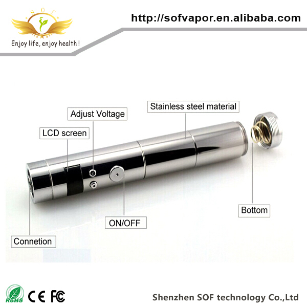 Shenzhen SOF VV 3~6V VW 3~15W OLED Screen T-max S80 Ecigator Vamo,5000mah Battery Ecigator Vamo