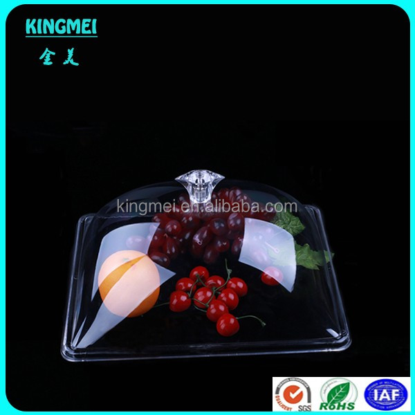 Wholesale Pop High Quality Custom Plastic Clear Acrylic Dome Food Cover