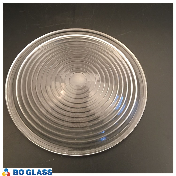 Wholesale diameter 125mm pressed borosilicate glass fresnel lens for stage lighting