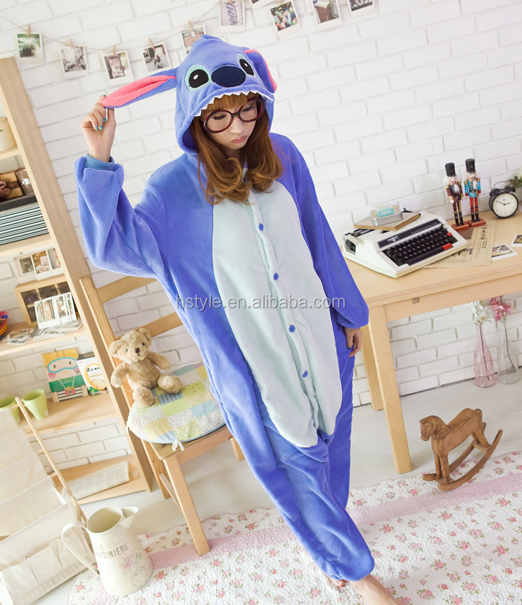 卸売クリスマス2014年大人onesie/blueステッチhfc011漫画のパジャマ仕入れ・メーカー・工場