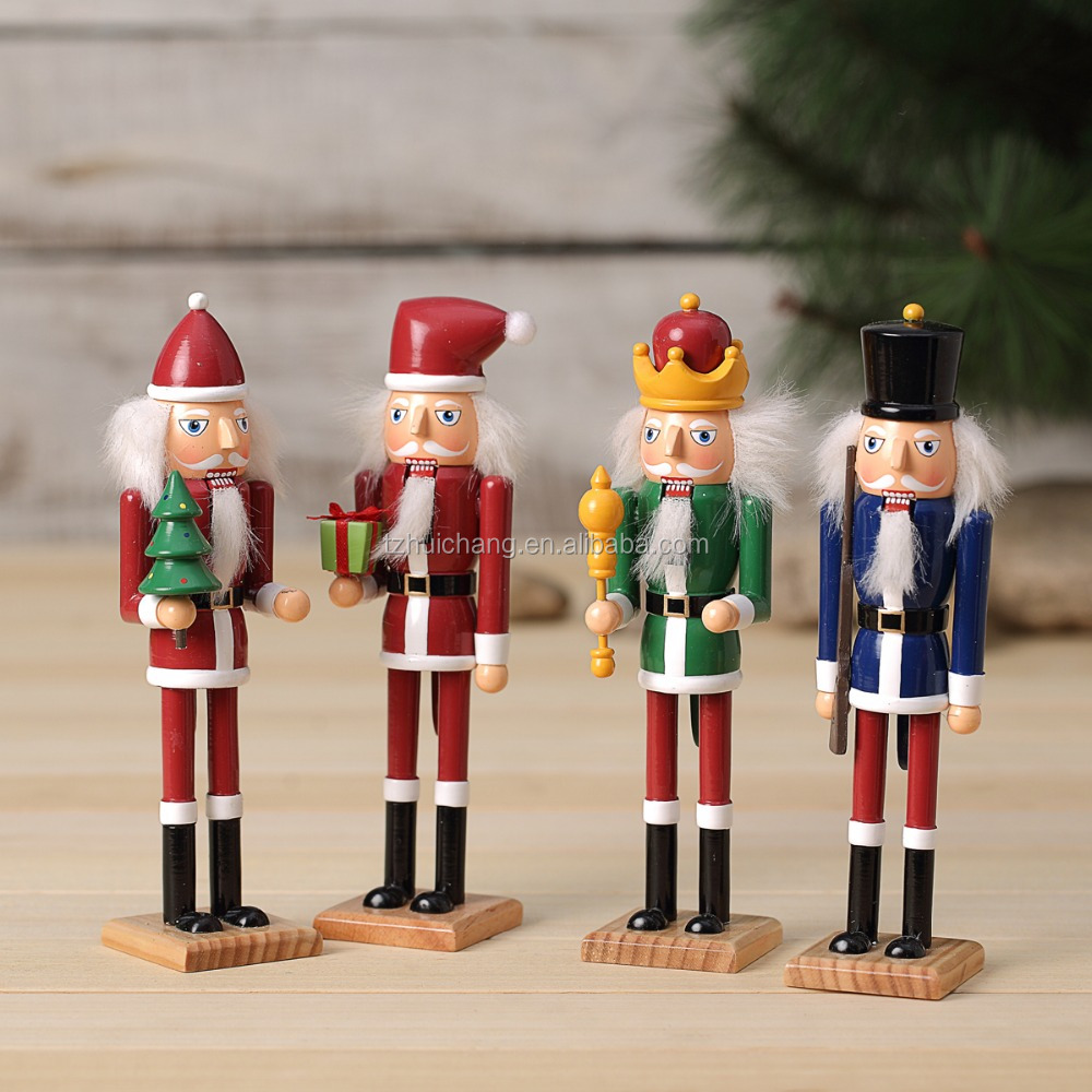 hand paint wooden toy soldier nutcracker