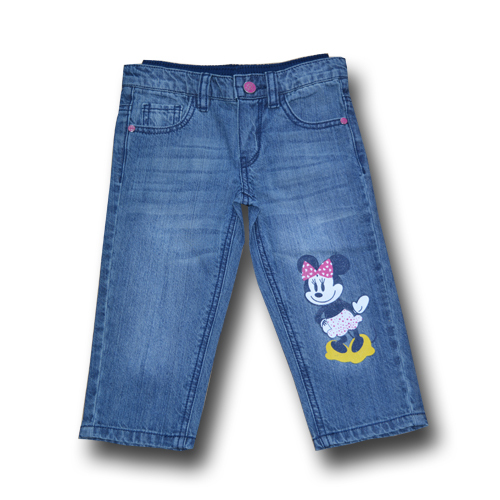 子供の女の子の漫画ミッキー2015デニムジーンズ卸売子供のジーンズ仕入れ・メーカー・工場
