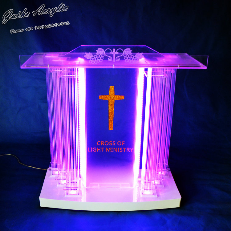 GUIHEYUN Grand acryl kerk podium plexiglas preekstoel priest ... GUIHEYUN Grand acryl kerk podium plexiglas preekstoel priest ...