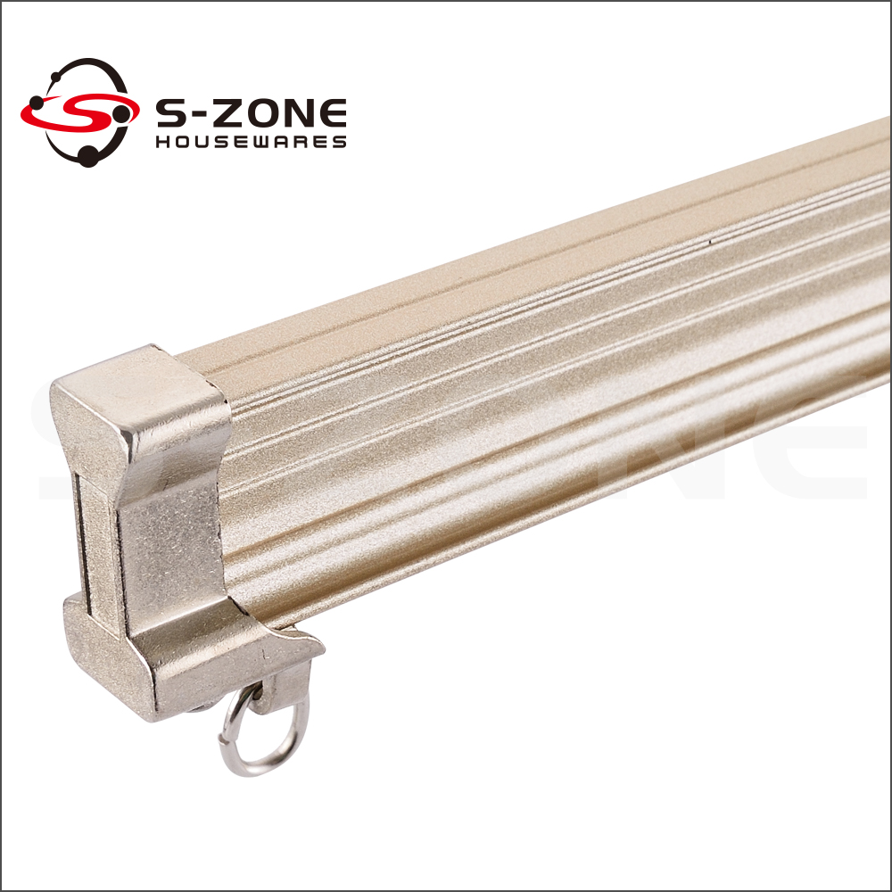 Schuifdeuren aluminium gordijnrail gebogen plafond dubbele ...