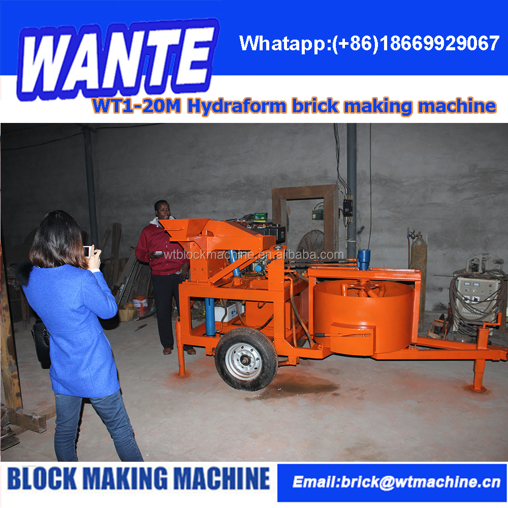 WANTE MACHINERY WT1-20M Compressed Earth Block Machine