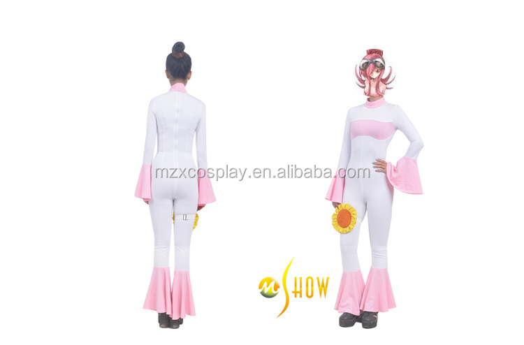 アニメ妖精コスプレシャーマンキングプレイ女性のステージ衣装ピンクのダンスの摩耗のパーティー服ハロウィン問屋・仕入れ・卸・卸売り