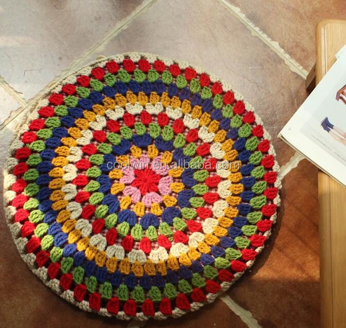 Coolwin neues design handmade gehäkelte/kintted baby teppich ...
