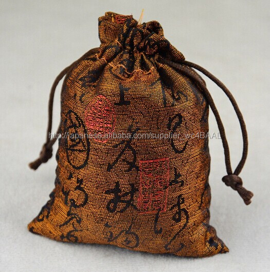 古風印刷 コットンリボン付巾着袋 中国オリジナル仕入れ・メーカー・工場