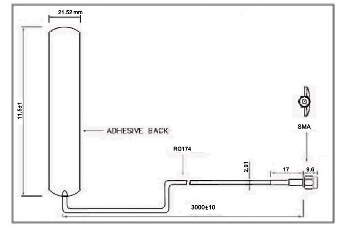 工場販売900-1800mhz5dbigsmのアンテナでsma/mcx/fme/ts9コネクタ仕入れ・メーカー・工場