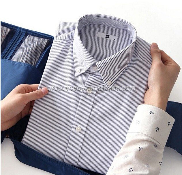 travel bag with shirt organizer