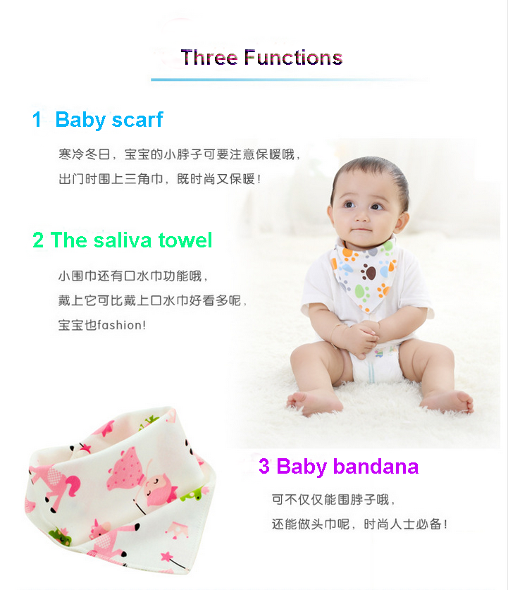  Most popular promotional baby bibs bandana
