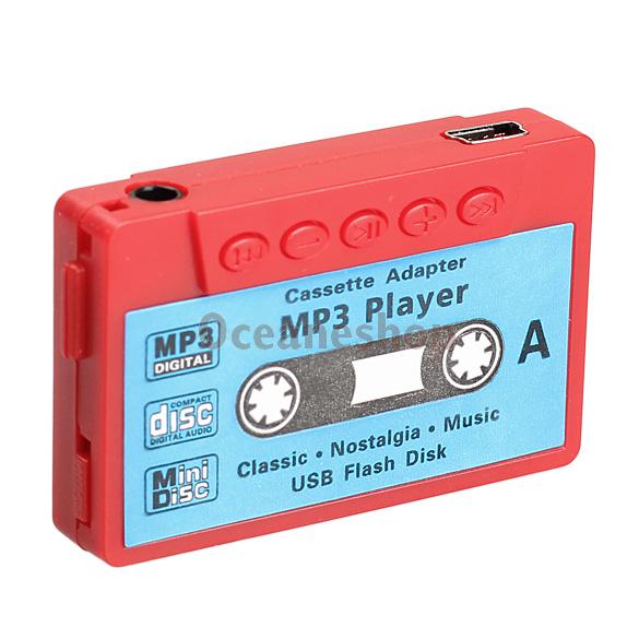 Купить мини mp3 плеер tf usb флэш-диск кассеты спикер красный r1bo в ...