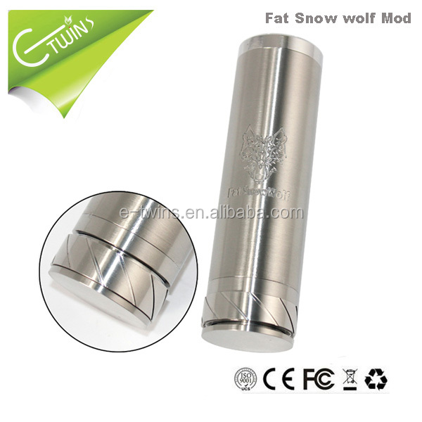Newest design 26650 mod the fat snow wolf clone mechanical mod
