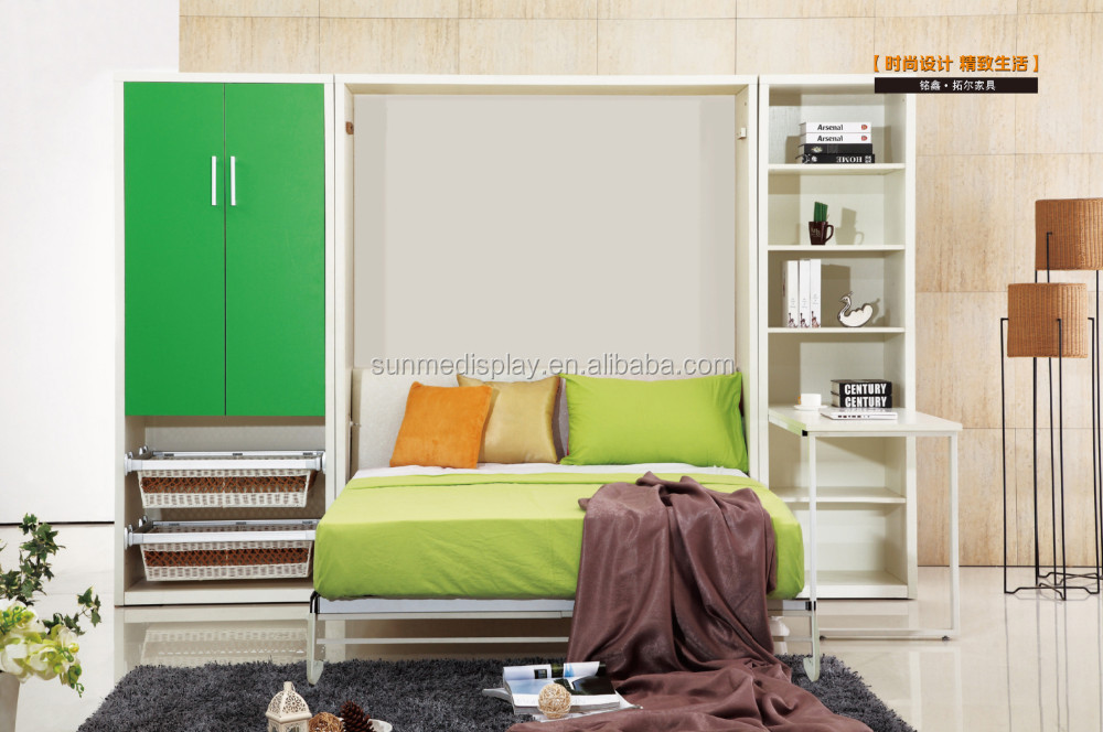 中国の高級木製寝室の家具現代プルダウン壁ベッド用販売仕入れ・メーカー・工場