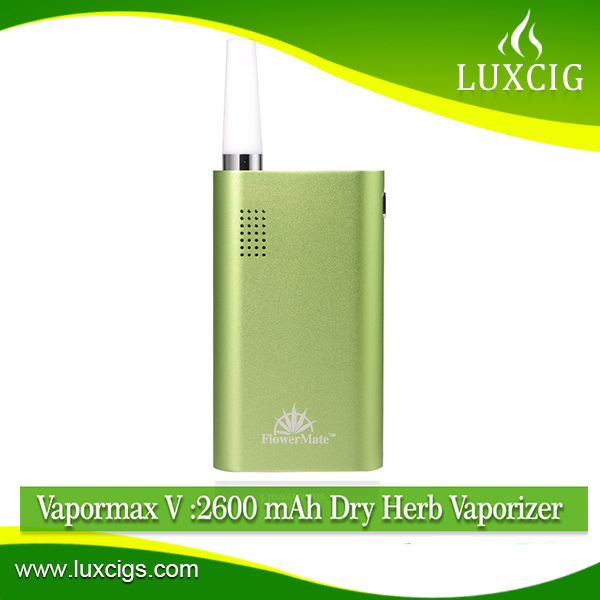 2014 Newest Innovative New Design Portabale Dry Herb Vaporizer Flowermate Vapormax V for Baked Tobacco with wholesale price