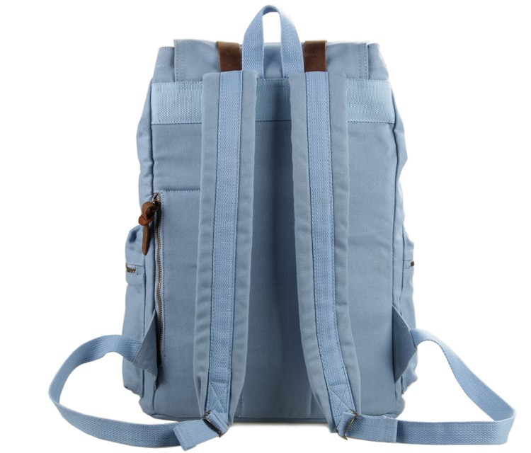 9003k新しいスタイルのキャンバスと革のメンズのトラベルバッグバックパックの青卸売色を買う問屋・仕入れ・卸・卸売り