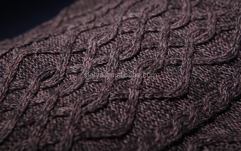 ウール混合ヘビー メンズ編み クルー ネック セーター仕入れ・メーカー・工場