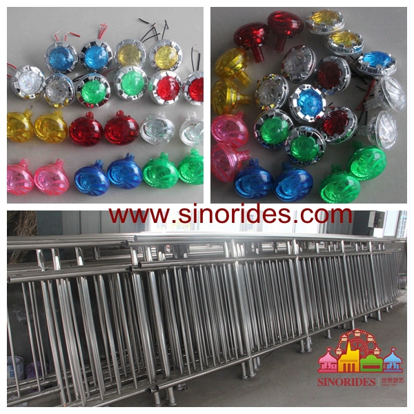 amusement rides lights