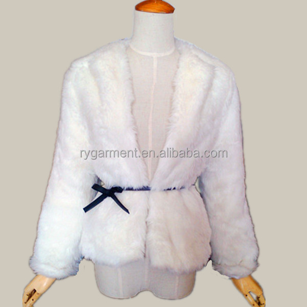 大人毛皮のパーカー白パーカジャケット軽量冬のジャケット仕入れ・メーカー・工場