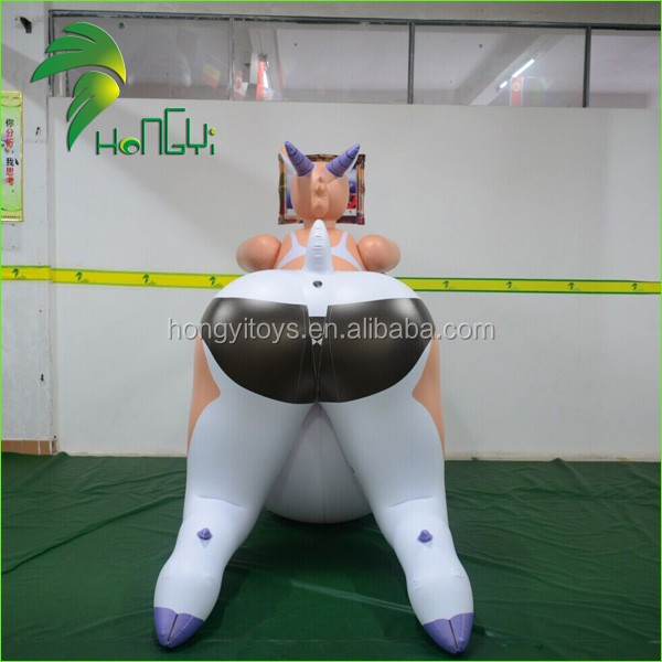 Hongyi Customized Inflatable Sex Cartoon Giant Beautiful