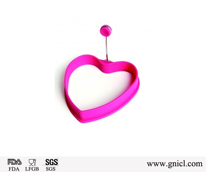 2014 Silicone Cake Style Heart Egg Cooking Mold