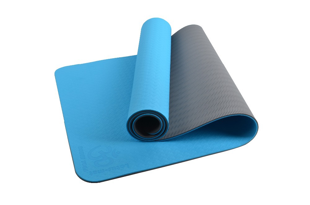 6mm Eco Tpe Yoga Mat Extra Wide 26inch No Smell Double Sided