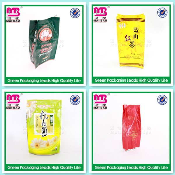 customized printing & style foil individual tea bags