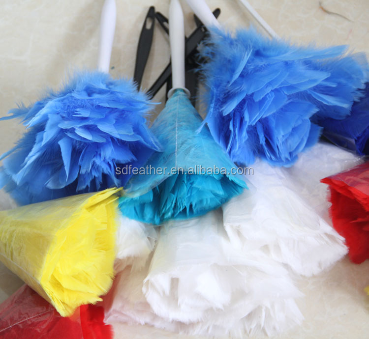 manufacture yellow turkey feather duster