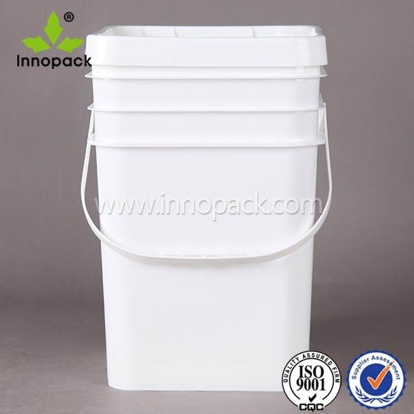 20リットル/ 5ガロン正方形ppプラスチックバケツ用パッキングと収納用法プラスチック油バケット仕入れ・メーカー・工場