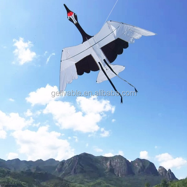 chinese ripstop nylon 3m wingspan crane large bird kite