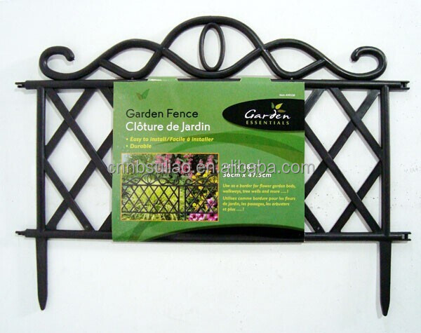 装飾的なプラスチック製の庭のフェンス、 しっかりとカラフルなプラスチック製メッシュフェンス問屋・仕入れ・卸・卸売り