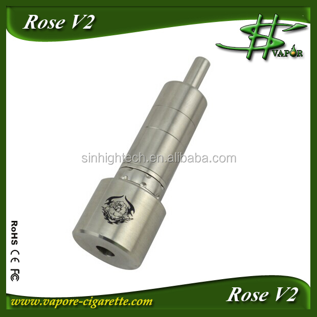 High Quality Rose V2 atomizer 510 Connector Stainless Steel 316 1:1 clone RDA in stock