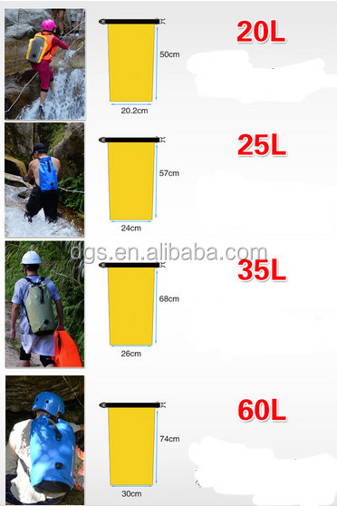 安い価格防水ドライバッグのバックパックインフレータブル漂流のためのハイキング仕入れ・メーカー・工場