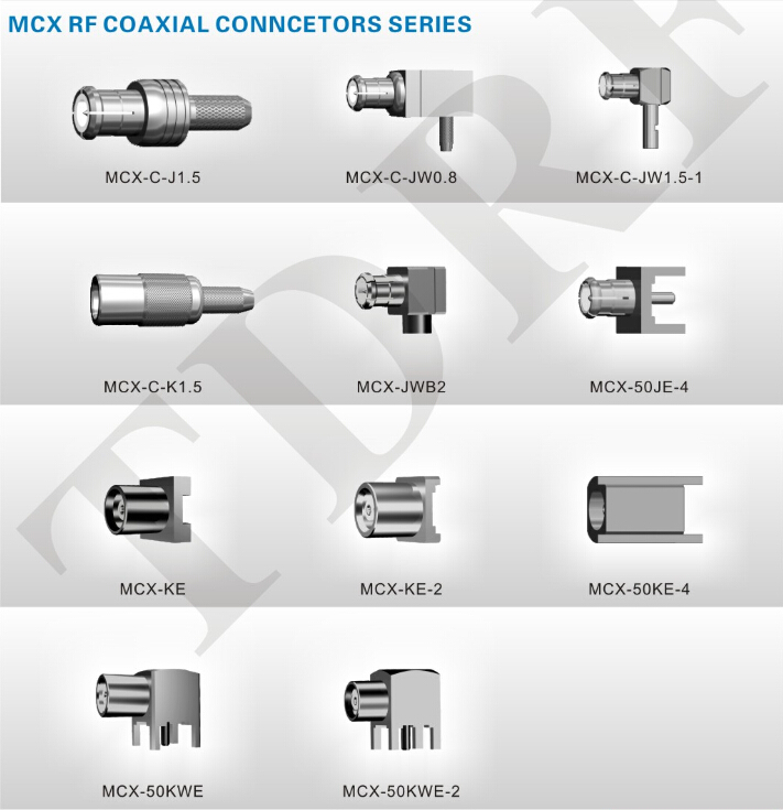 Mcxrf同軸コネクタメスストレート/直角pcbマウント用仕入れ・メーカー・工場