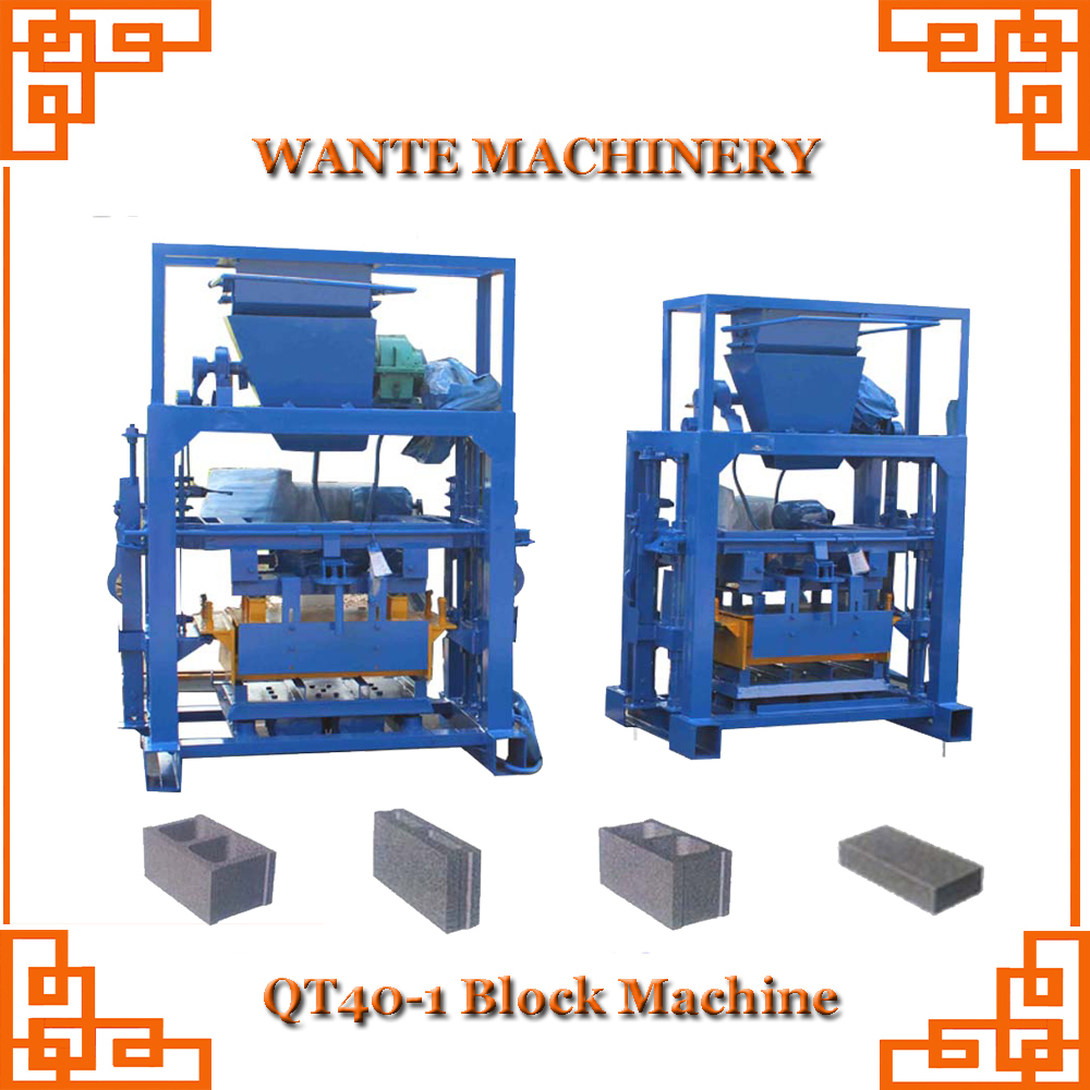 Wante Machinery Qt401 Manual Concrete Block Moulding Machine Buy