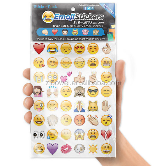 プロモーション熱い販売の高品質製品emojiemoji卸売のためのステッカー仕入れ・メーカー・工場