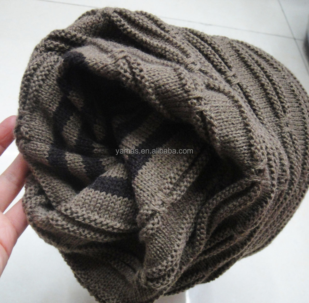 最も人気のあるファッションかぎ針編みのアクリル冬の男性キャップ仕入れ・メーカー・工場