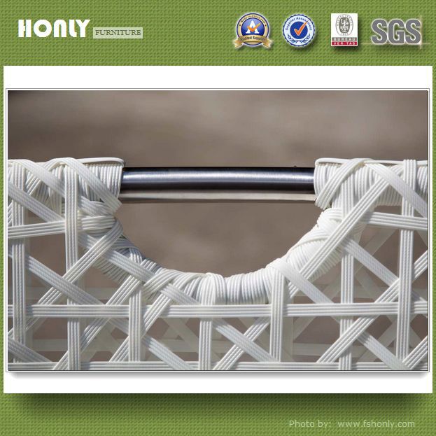 Leisure style garden rattan sofa aluminum furniture garden sofa set