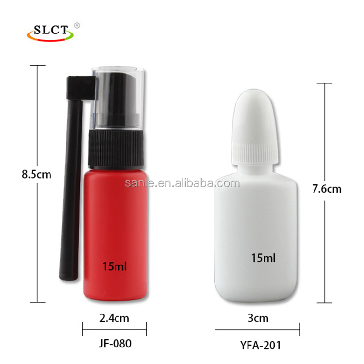 10ml plastic perfumery bottle with 360 spray nozzle