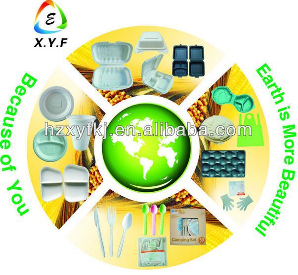 Xyfブランドの製品- 生分解性の使い捨て食器エコ- フレンドリーな9インチの板仕入れ・メーカー・工場