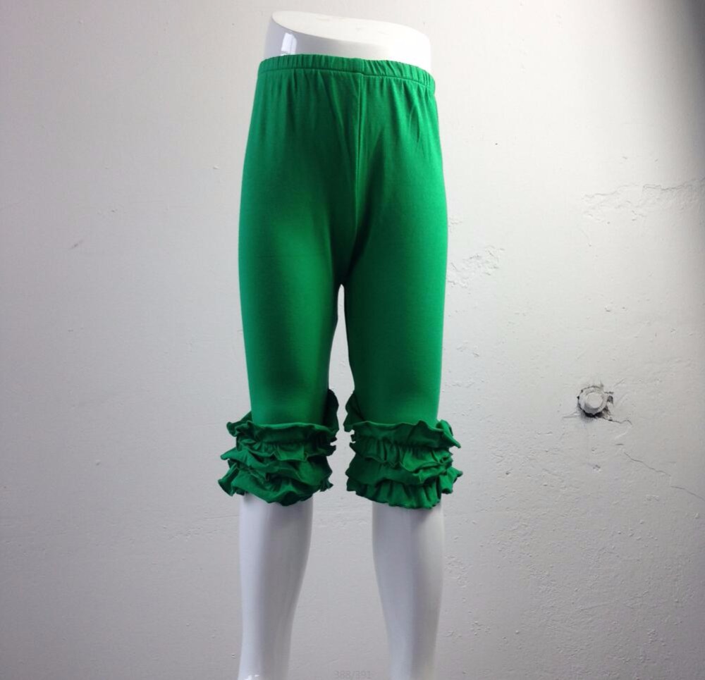 ニットコットンカプリ幼児服ブティック赤ちゃんのフリルレギンス子供キャンディーカラーアイシングカプリパンツ仕入れ・メーカー・工場