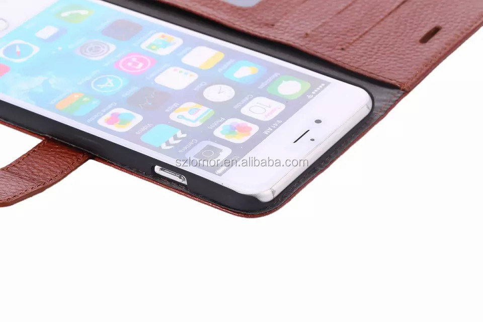 フリップレザー財布ケースカバーiphones用66プラス問屋・仕入れ・卸・卸売り