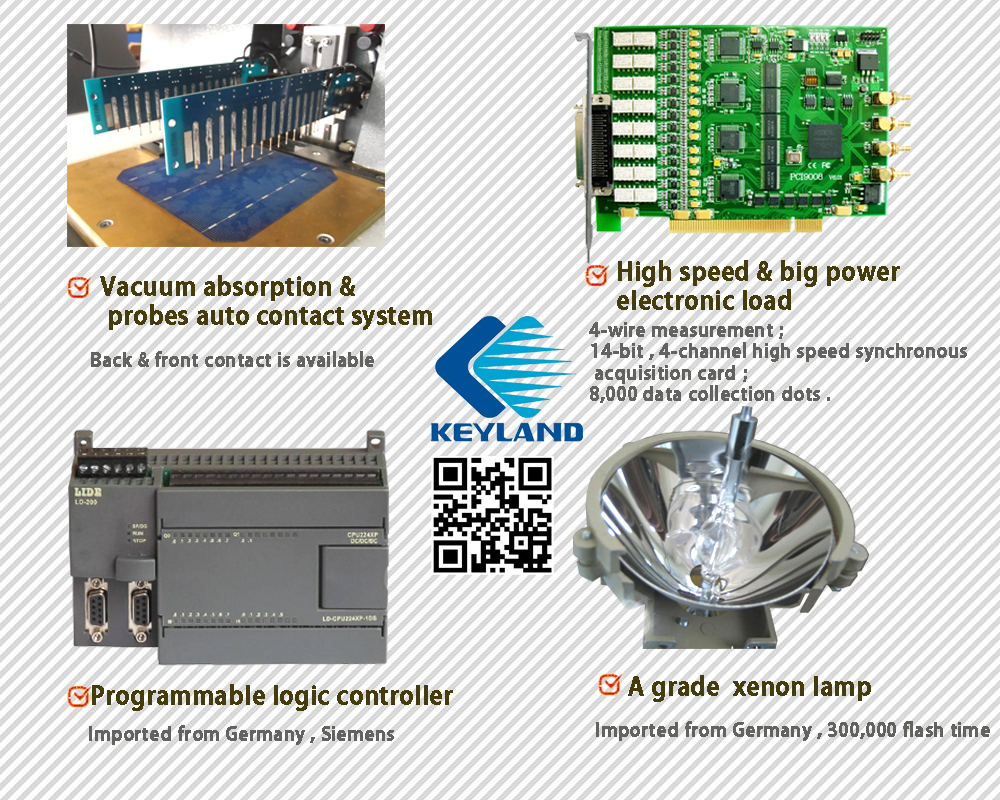 太陽電池のテストクラスkeyland3a/ソーターのためのシリコンウェハ/電子太陽電池性能を記録仕入れ・メーカー・工場