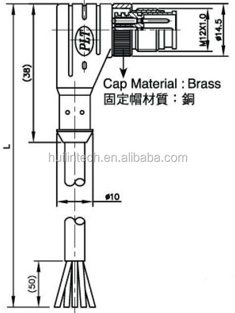 アンフェノールm12航空ケーブルプラグ直角オス型コネクタ頂点仕入れ・メーカー・工場