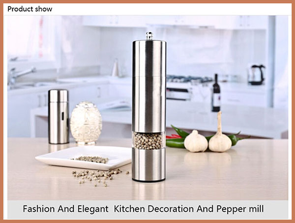 innovative products salt & pepper grinder for import