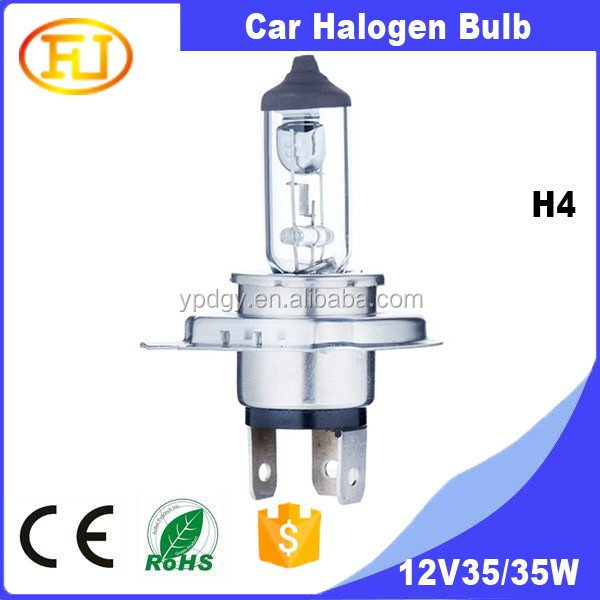 Super White Light 12V H4 P43t HIR xenon bulb 12v 35/35w motorcycle halogen bulb